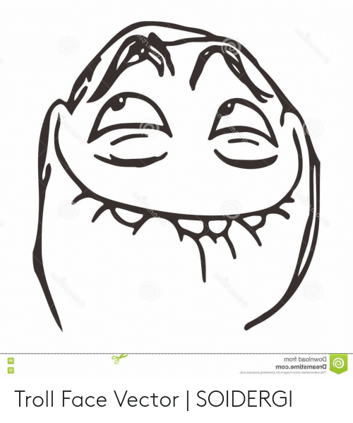 Mot Bsolnwod Troll Face Vector Soidergi Troll 500x599 Mot Bsolnwod Troll Face Vector Soidergi Troll