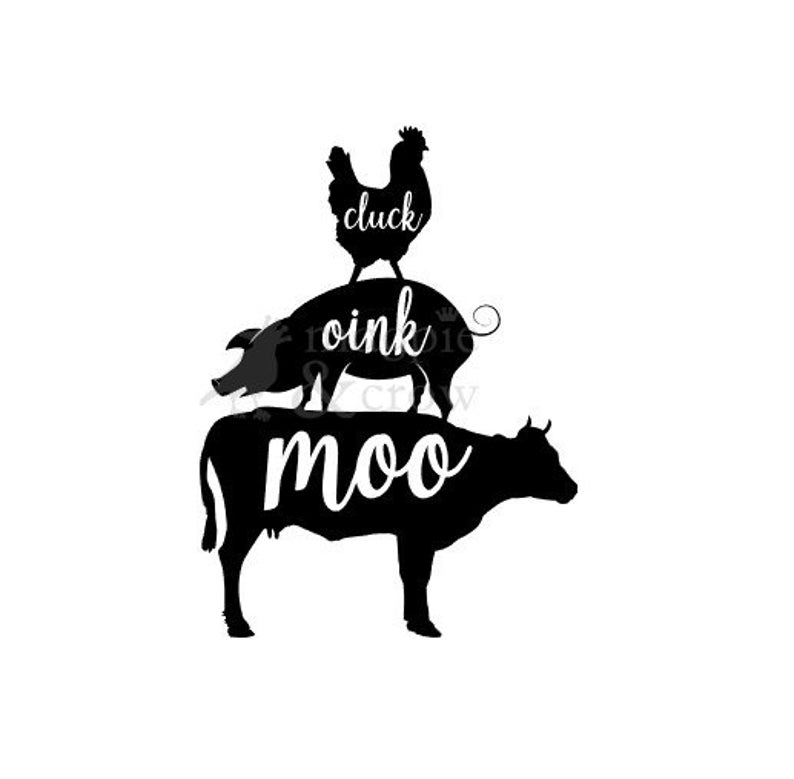 Cluck Oink Moo Cow Pig Chicken Hen Etsy 794x779 Cluck Oink Moo Cow Pig Chicken Hen Etsy