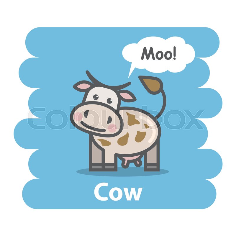 Cow Vector Illustration On Isolated Stock Vector Colourbox 800x800 Cow Vector Illustration On Isolated Stock Vector Colourbox