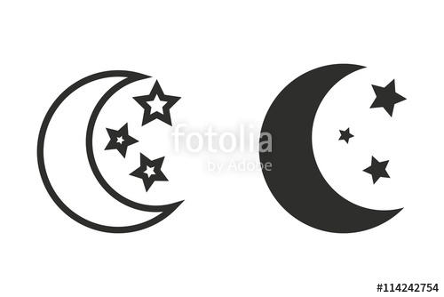 Moon And Stars Vector at Vectorified.com | Collection of Moon And Stars ...