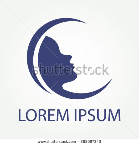 450x470 Moon Face Silhouette