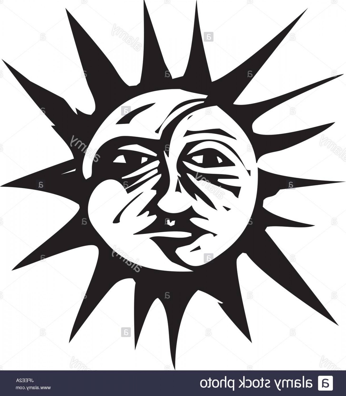 1456x1668 Moon Face Vector Art Catamart