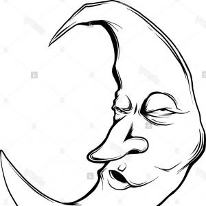 300x300 Sun And Moon Face Vector Illustration Gm Boozeworthy