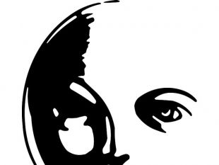 310x233 Moon Face And Stars Vector Free Vectors Ui Download