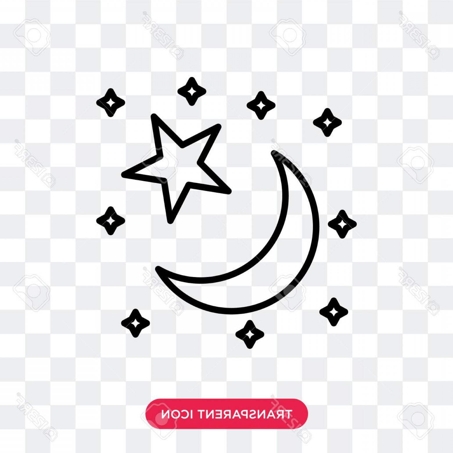 1560x1560 Crescent Moon Vector Graphics Catchsplace