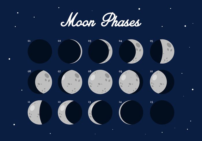 Vector Moon Phase Stellar Stuffpack Free Vector Art, Moon 700x490 Vector Moon Phase Stellar Stuffpack Free Vector Art, Moon