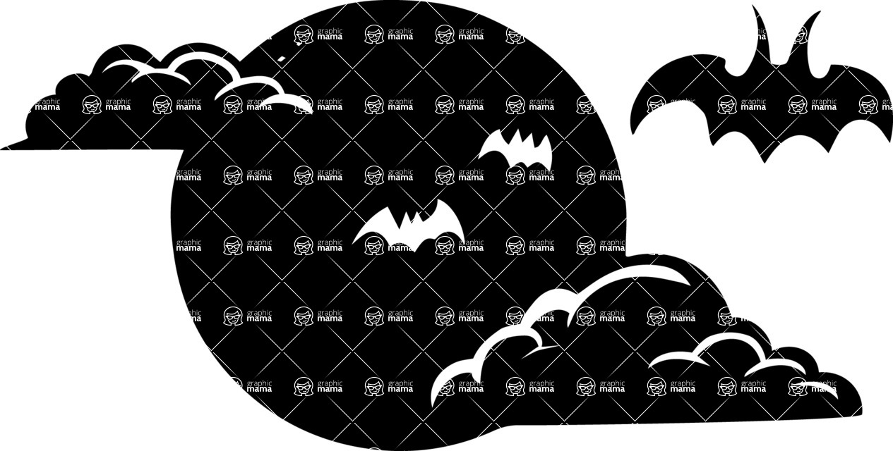 Moon Silhouette Vector