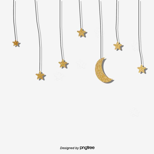 640x640 Moon And Stars, Star, Moon, Moon Vector Png And Vector