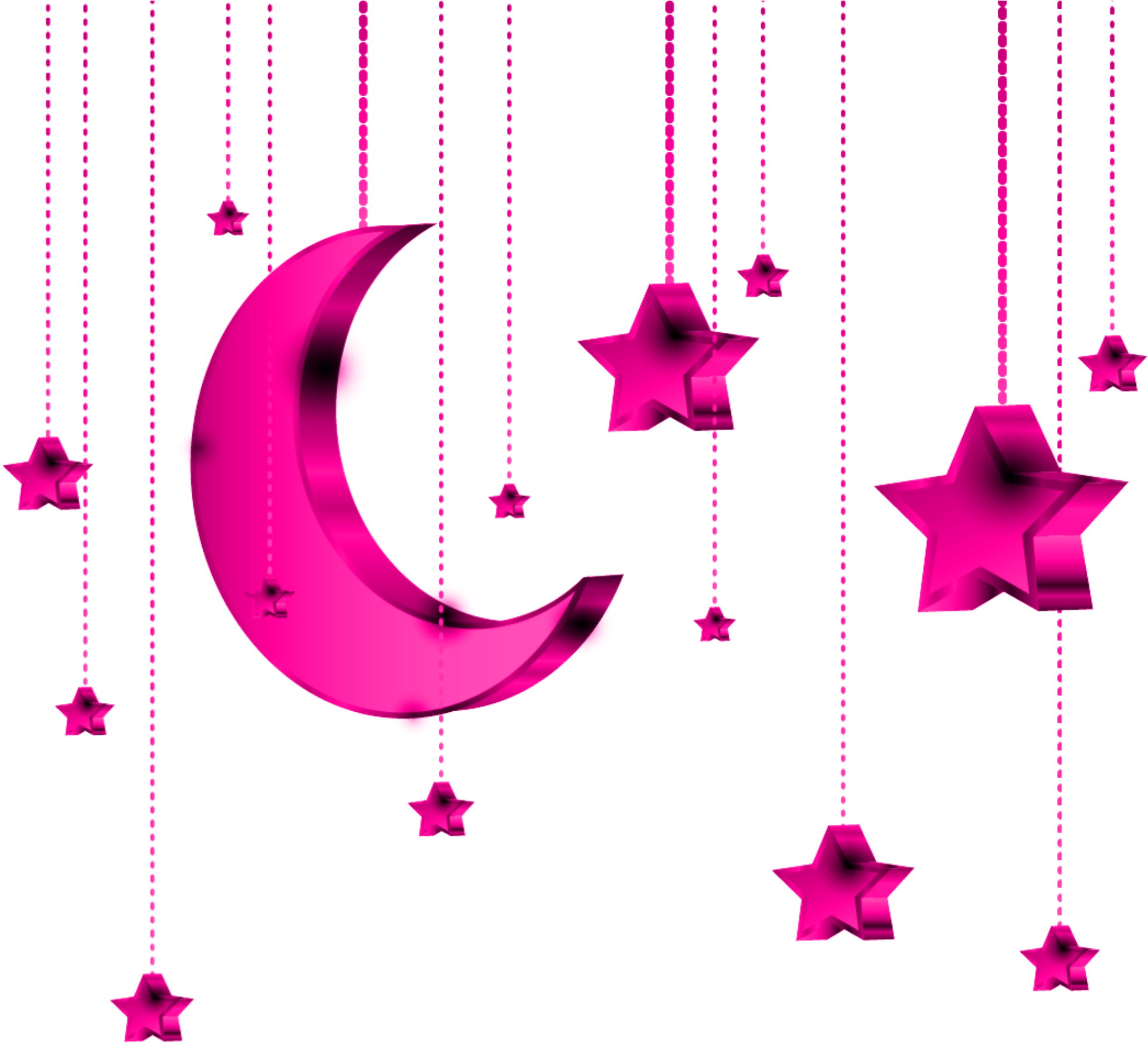 1970x1791 Mq Pink Star Stars Moon Hanging