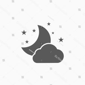 300x300 Night Icon Moon Cloud Star Vector Newwaysys