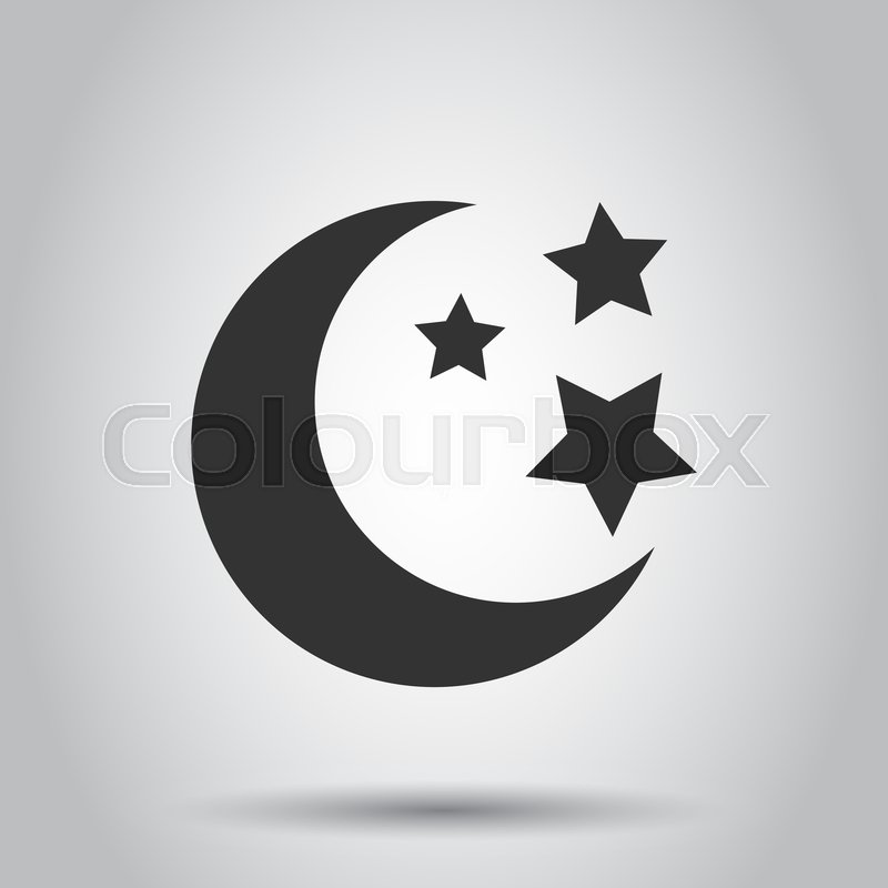 Nighttime Moon And Stars Vector Icon Stock Vector Colourbox 800x800 Nighttime Moon And Stars Vector Icon Stock Vector Colourbox