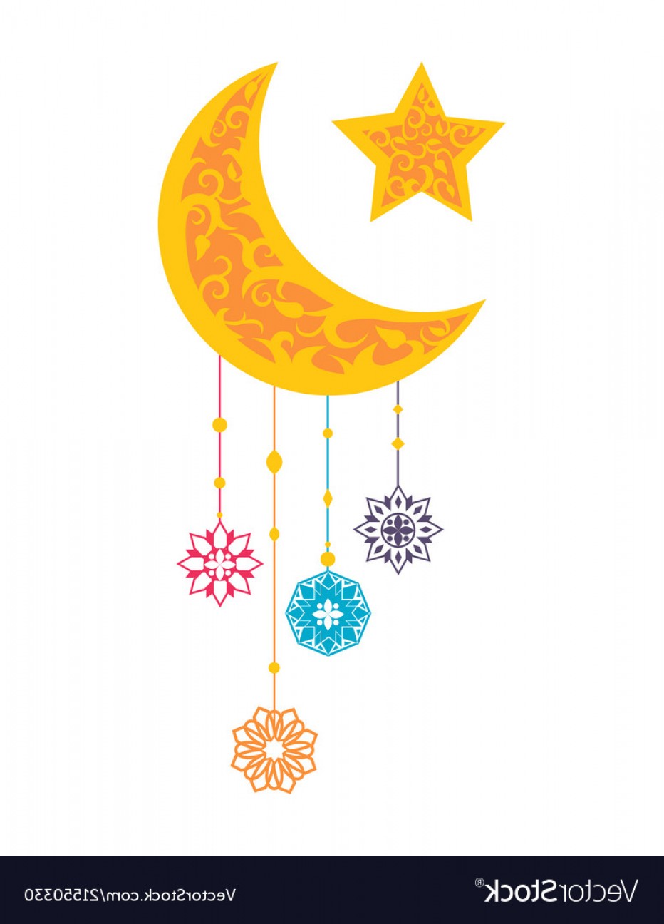 932x1296 Star And Crescent Moon Vector Createmepink