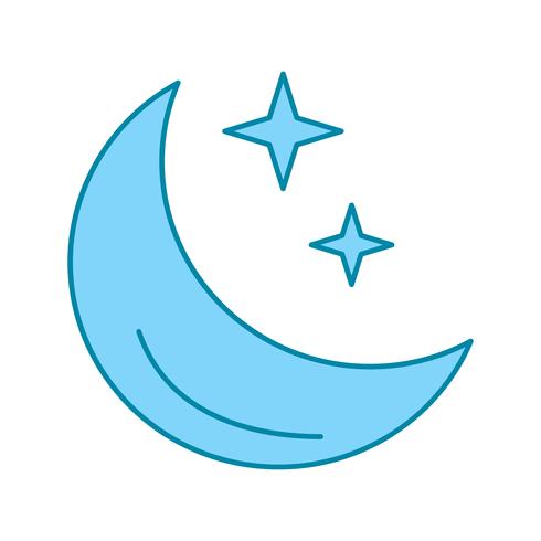 490x490 Vector Moon Stars Icon