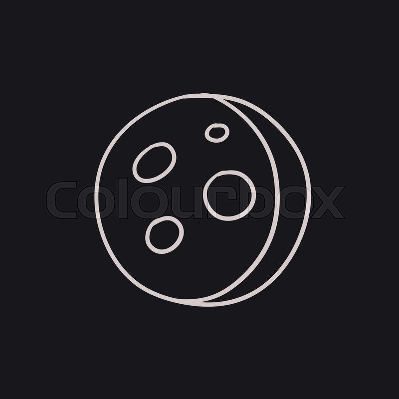 800x800 Moon Surface With Cheese Holes Vector Stock Vector Colourbox