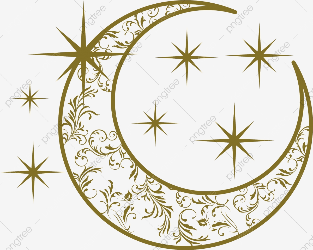 1200x959 Line Pattern European Style Moon, Star, Brilliant, Texture Png