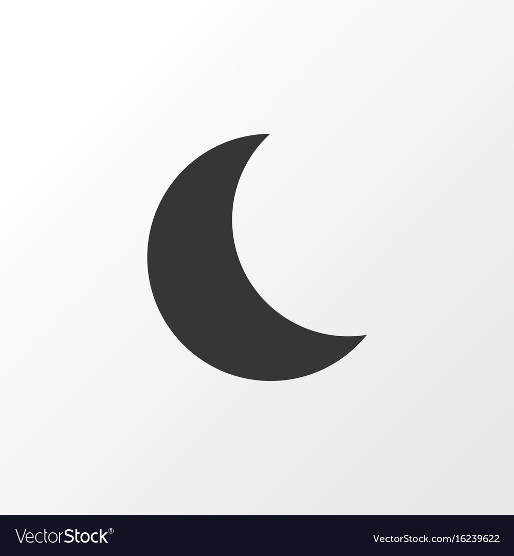 1000x1080 Moon Vector Icon