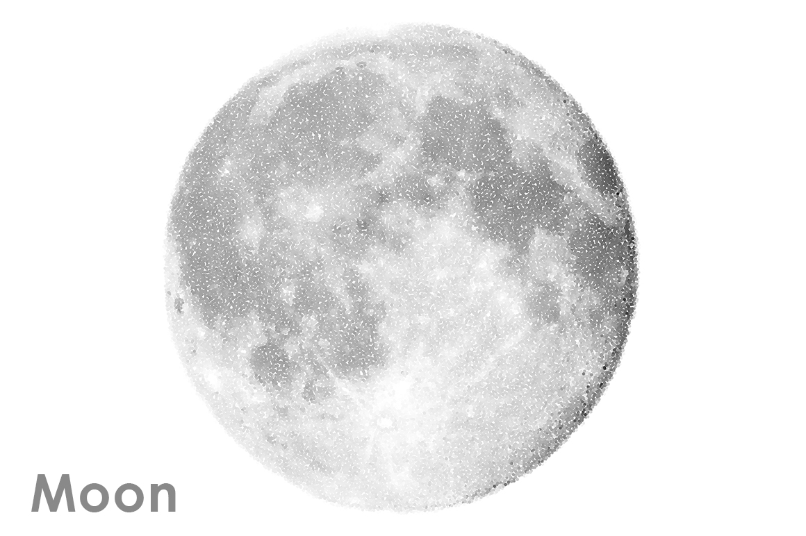 1160x772 Moon Vector Set