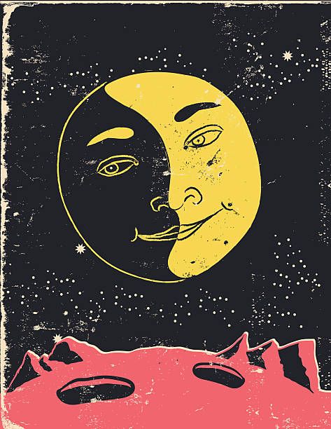 473x612 Half Moon Face Cartoons Clip Art, Vector Images Illustrations