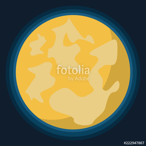 Moon Vector Illustration Stock Image And Royalty Free Vector 500x500 Moon Vector Illustration Stock Image And Royalty Free Vector