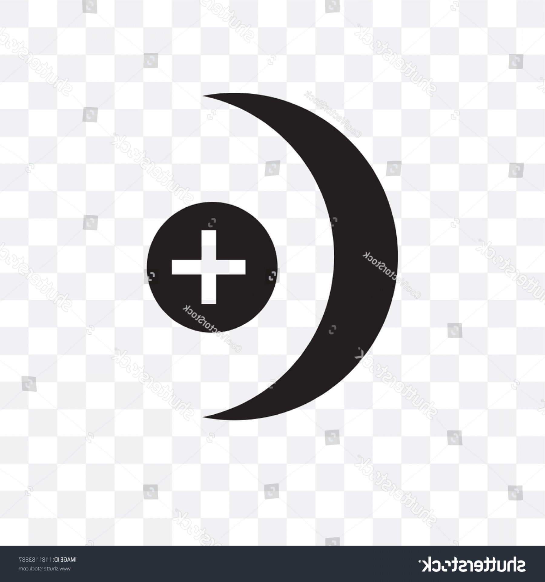 1800x1920 Half Moon Vector Icon Isolated On Soidergi