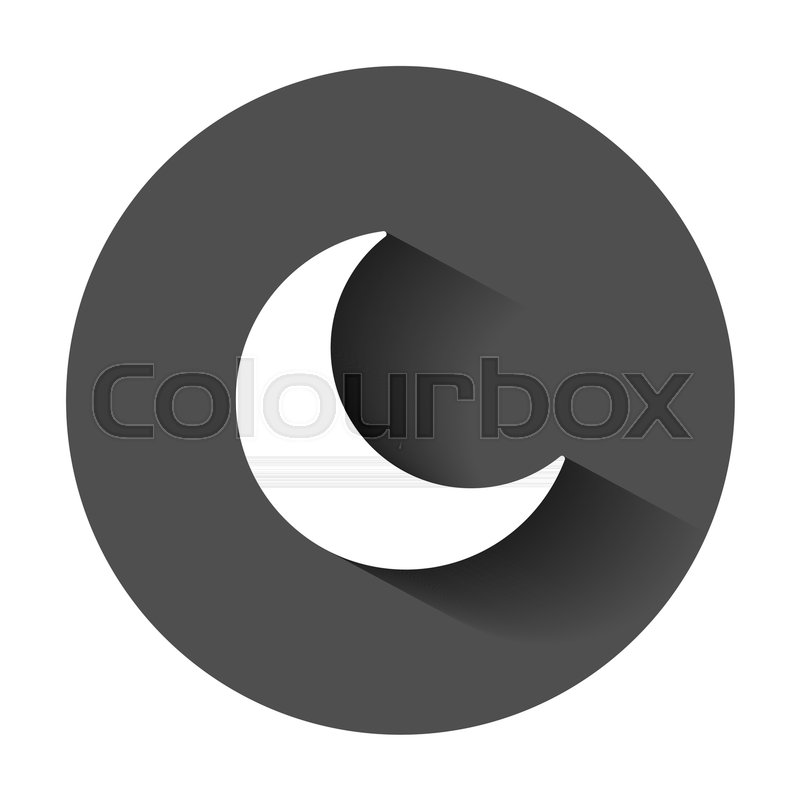 Nighttime Moon Vector Icon In Flat Stock Vector Colourbox 800x800 Nighttime Moon Vector Icon In Flat Stock Vector Colourbox