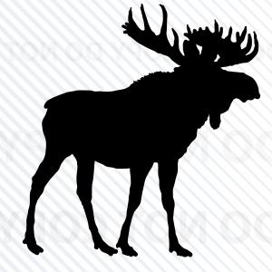 Moose Antlers Vector at Vectorified.com | Collection of Moose Antlers ...