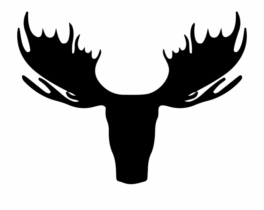 Moose Outline Black And White Clipart Vector Free Dow - vrogue.co