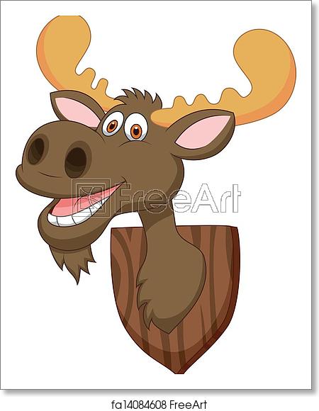 Moose Head Vector at Vectorified.com | Collection of Moose Head Vector ...