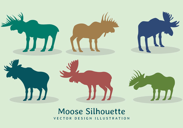 632x443 Vector Moose Silhouette Design Free Vector Download Cannypic