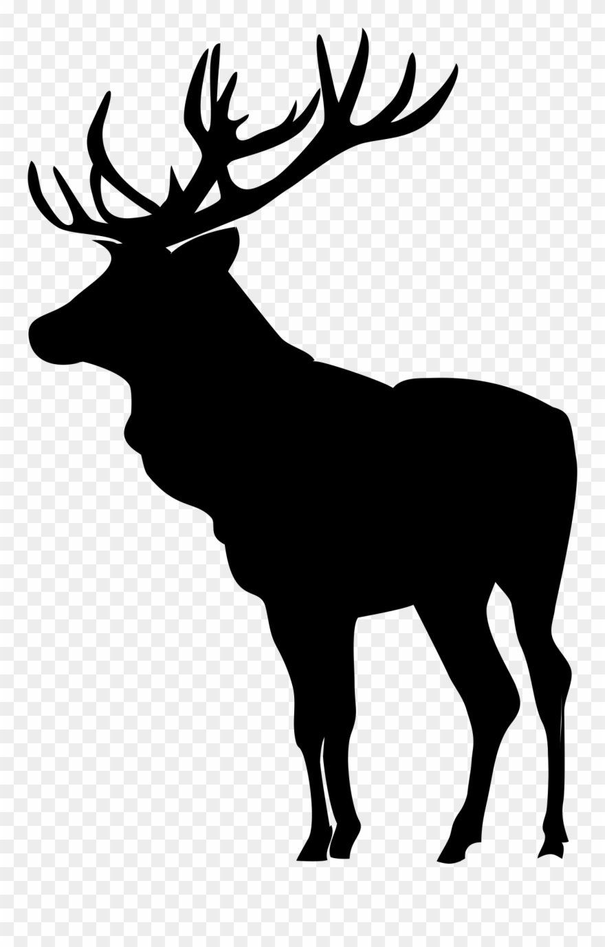 Moose Silhouette Vector Free at Vectorified.com | Collection of Moose ...