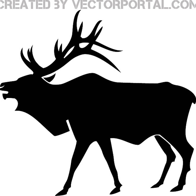 660x660 Elk Vector Silhouette Free Vectors Ui Download