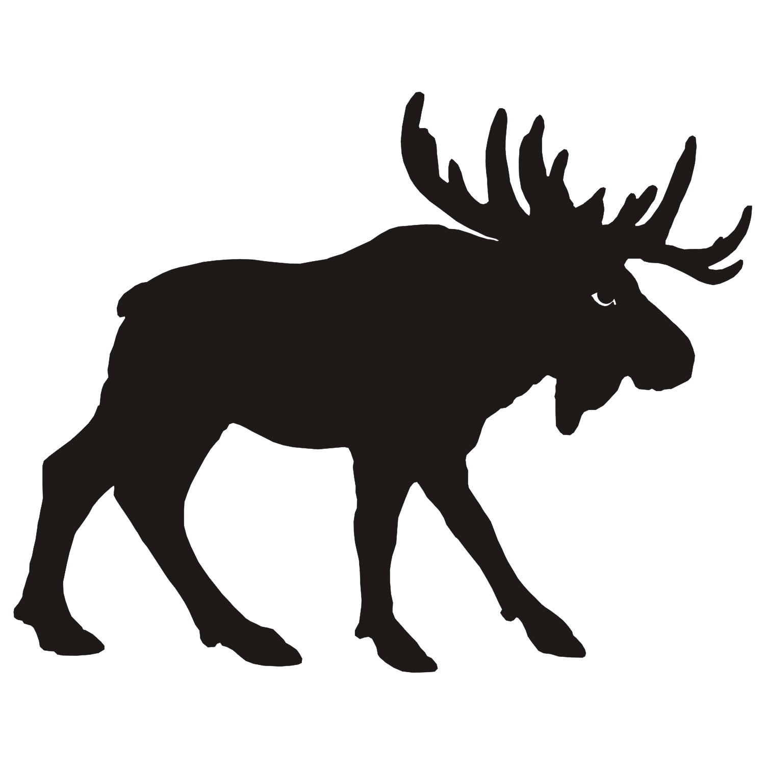 1500x1500 Vector For Free Use Moose