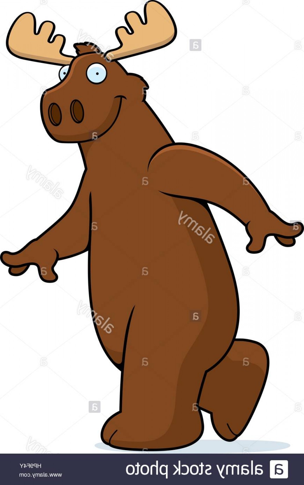 1048x1668 Walking Moose Vector Art Handandbeak