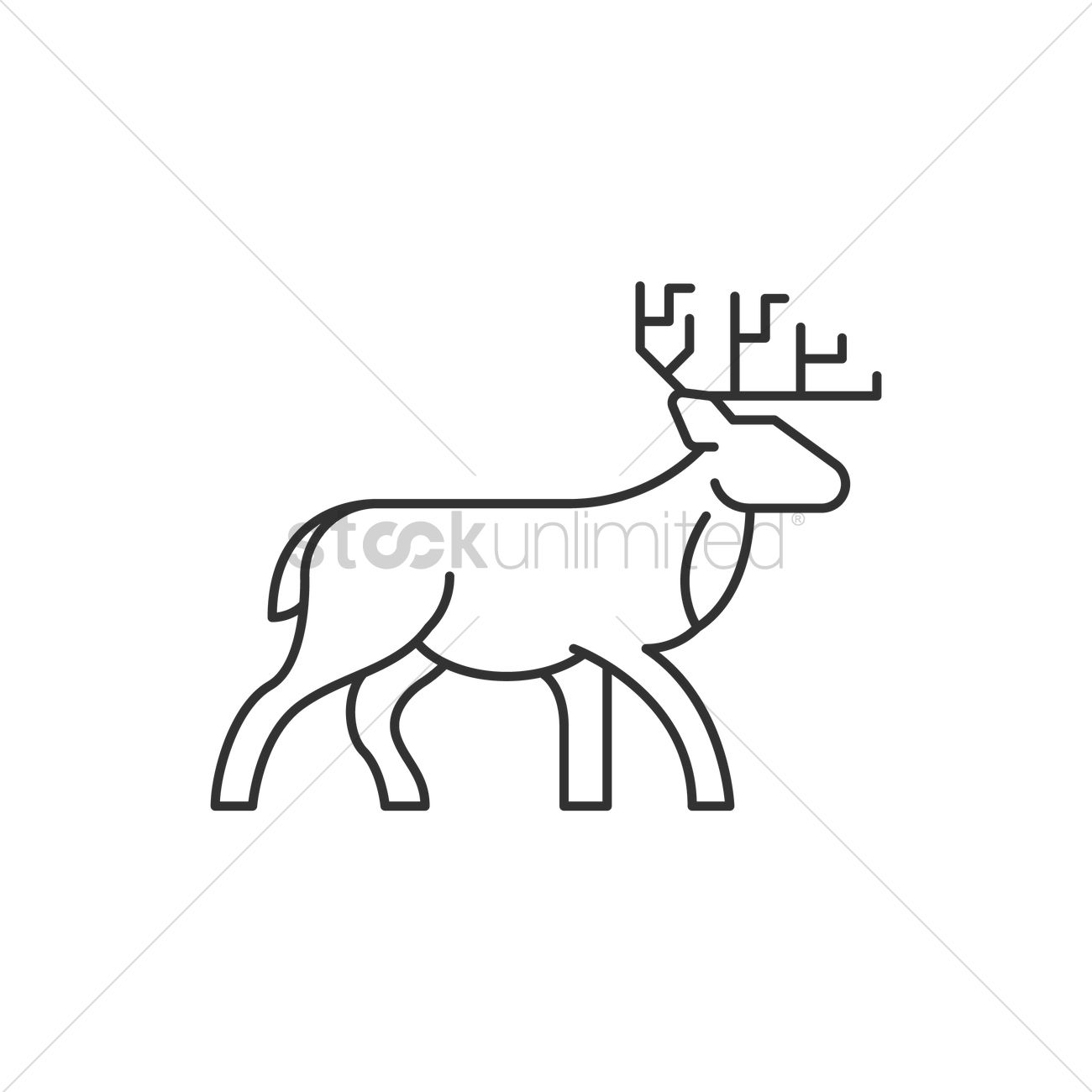1300x1300 Moose Vector Image