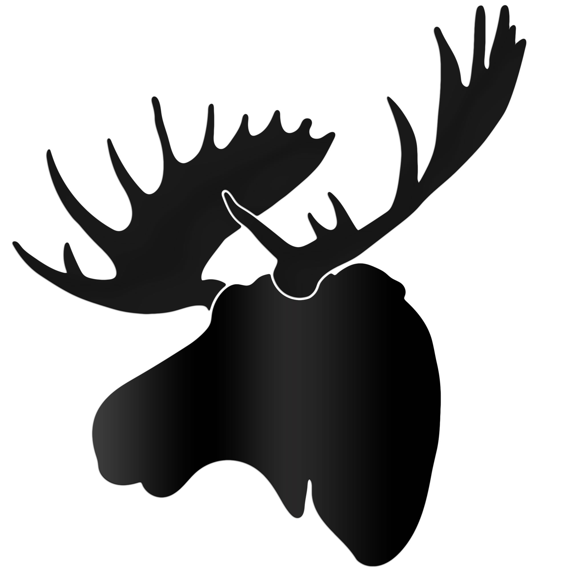 2000x2000 Collection Of 'moose Antler Silhouette' Download More Than