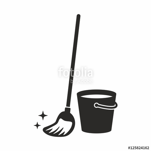 500x500 Cleaning, Mop Icon Stock Image And Royalty Free Vector