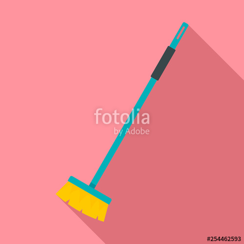 500x500 Cleaning Mop Icon Flat Illustration Of Cleaning Mop Vector Icon