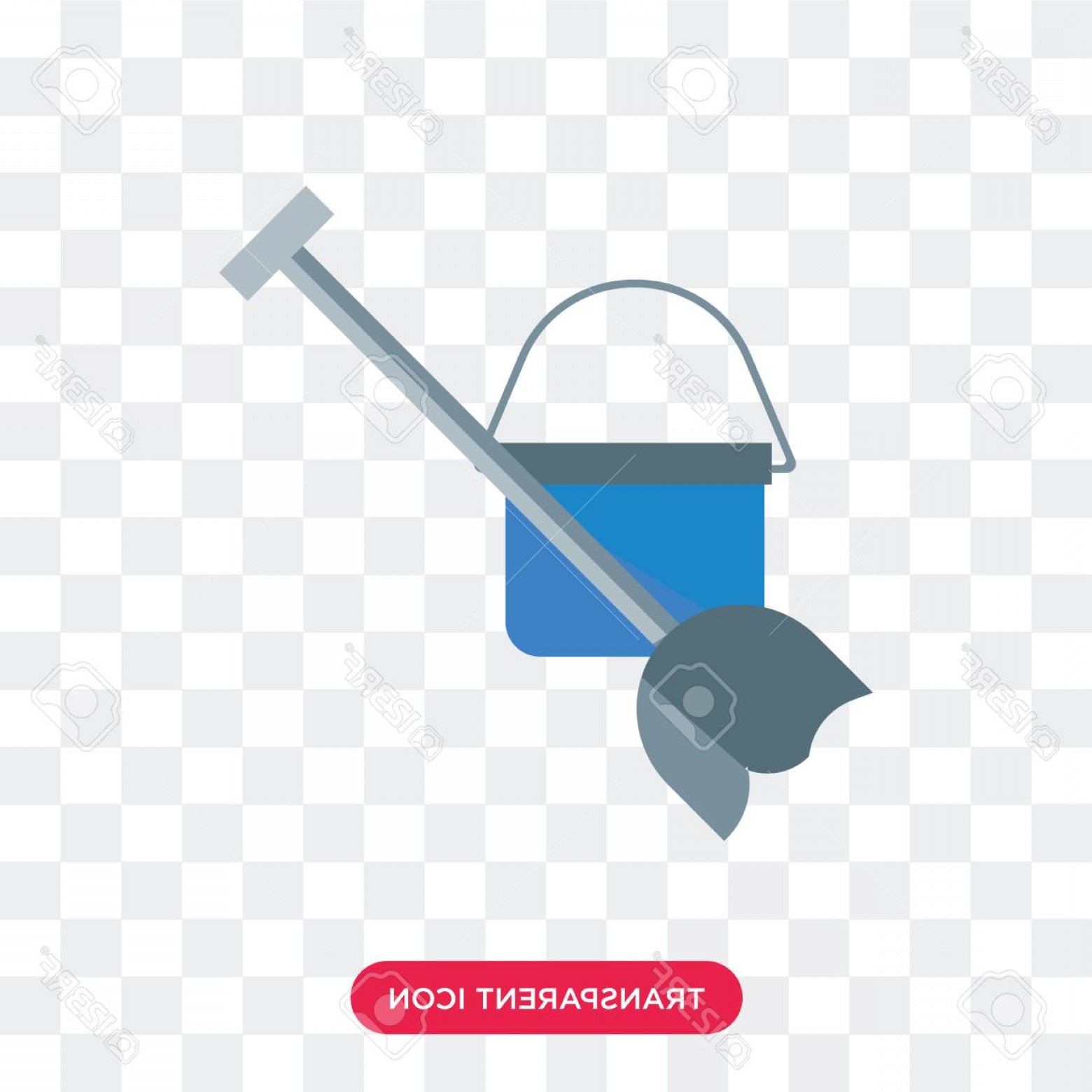 1560x1560 Photostock Vector Mop Vector Icon Isolated On Transparent