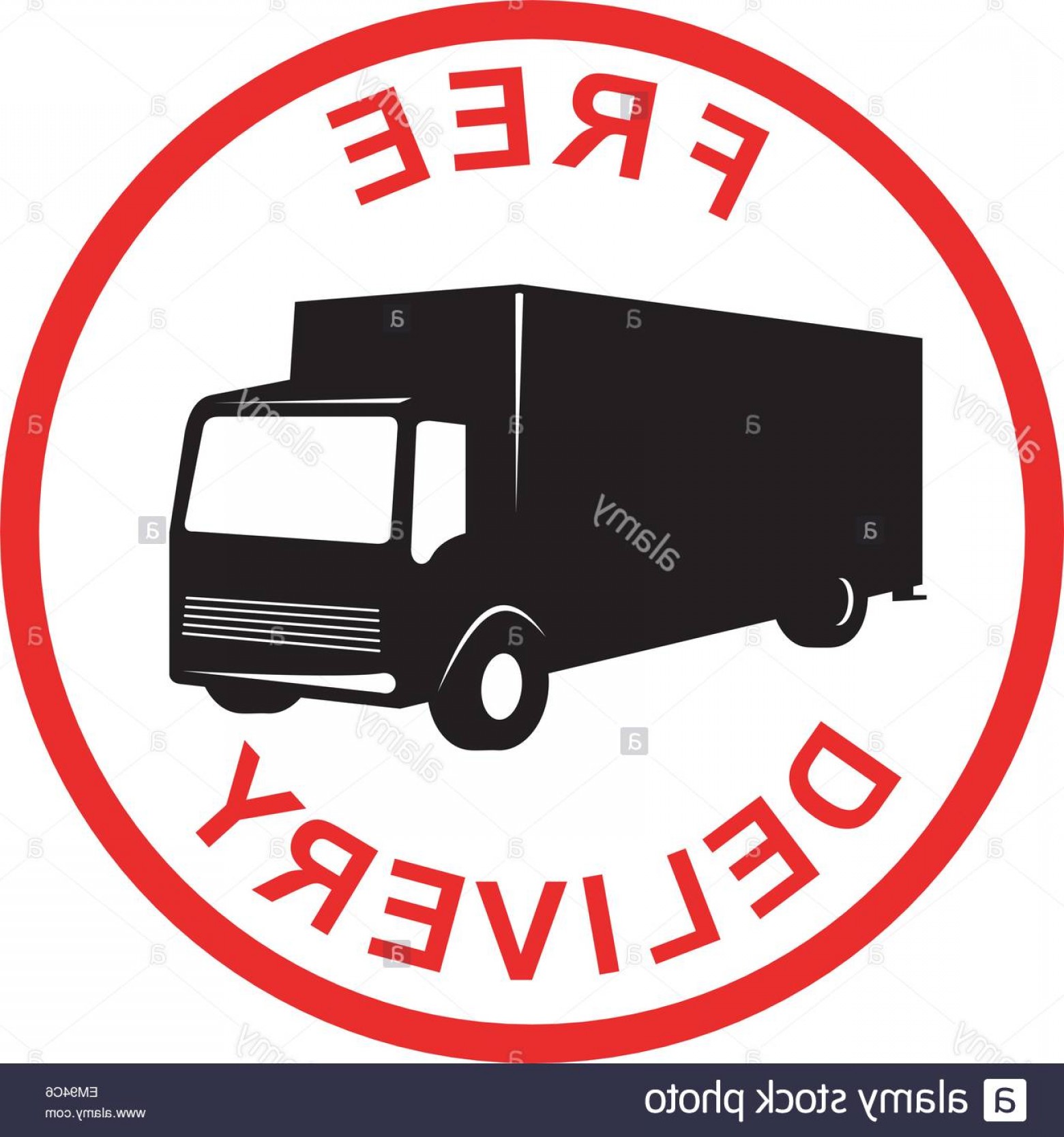 1560x1668 Stock Photo Free Delivery Truck Retro Studiogrfx