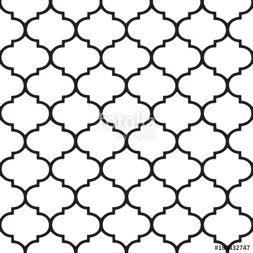 500x500 Moroccan Vector Pattern Hamptons Style Stock Image And Royalty