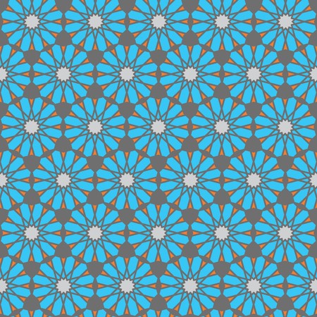 450x450 Arabic Geometric Ornament Seamless Islamic Moroccan Pattern Set