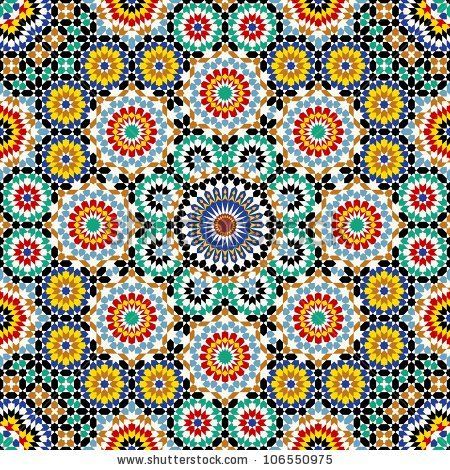 450x470 Free Moroccan Patterns Razil Morocco Pattern Stock Vector