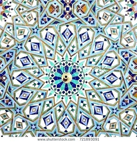 450x470 Moroccan Tile Pattern Tiles Vector Pattern Seamless Design