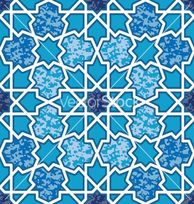 380x400 Seamless Moroccan Tile Vector