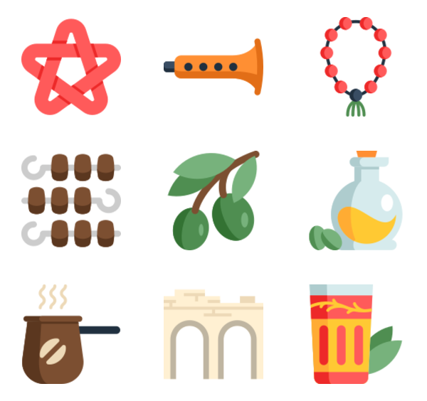 600x564 Morocco Icons
