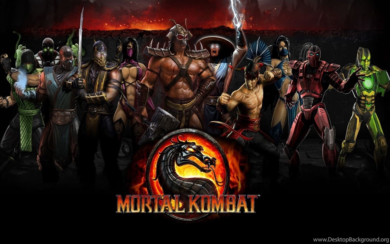 1280x800 Mortal Kombat Logo Vector Wallpaper Desktop Background