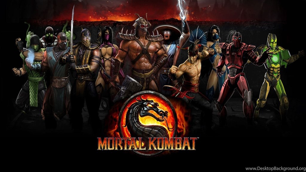 1024x576 Mortal Kombat Logo Vector Wallpaper Desktop Background