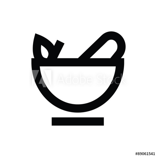 500x500 Mortar And Pestle Vector Icon