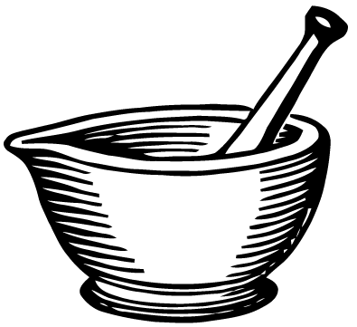 395x361 Free Vector Art Mortar And Pestle Images From Ephemeraphilia