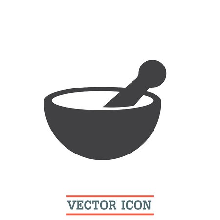 450x450 Mortar And Pestle Pharmacy Vector Icon Pharmacy Tool Sign